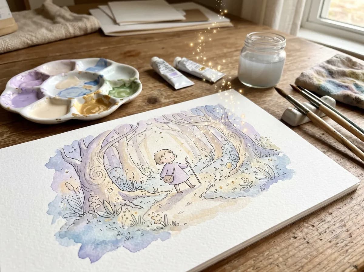 Night Night illustration art styles showcased side by side