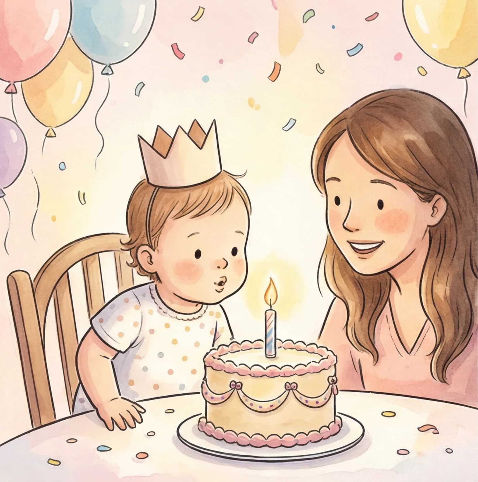 A first birthday gift of a personalized bedtime story subscription